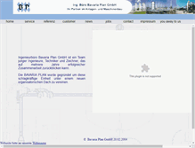 Tablet Screenshot of bavaria-plan.com